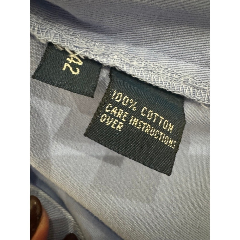 Polo Ralph Lauren Tyler Pleated Shorts Men Size 42 Blue Cotton Casual - Picture 3 of 4